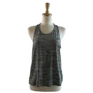 ADIDAS Tank Top Racerback Heather Gray Large Climate